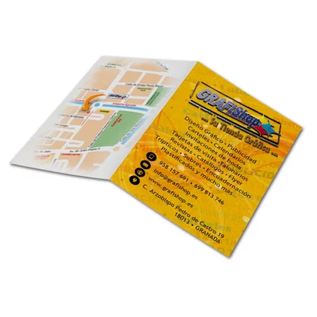 Impresión de tarjetas de visita personalizadas a 4 caras, ideales para destacar tu información con un diseño profesional muy elegante