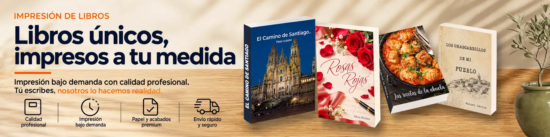impresión de libros bajo demanda con novelas, recetarios y publicaciones personalizadas de GrafiShop.