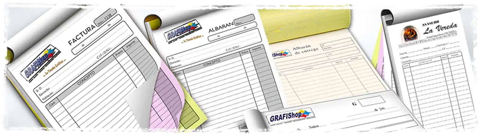 Talonarios autocopiativos personalizados para empresas y profesionales.