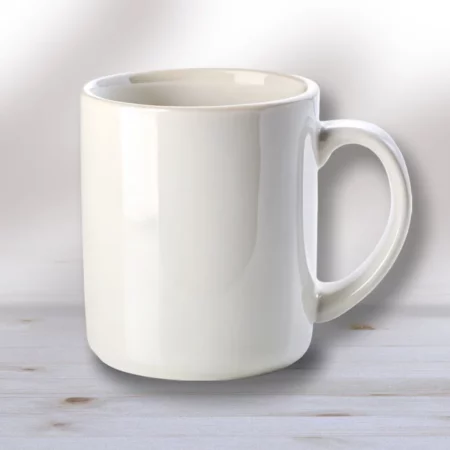 Taza blanca personalizada con diseño exclusivo