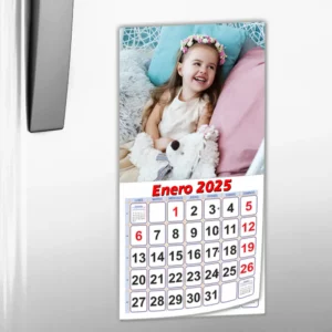 Calendario magnetico con faldilla IMPRENTA GRAFISHOP ONLINE