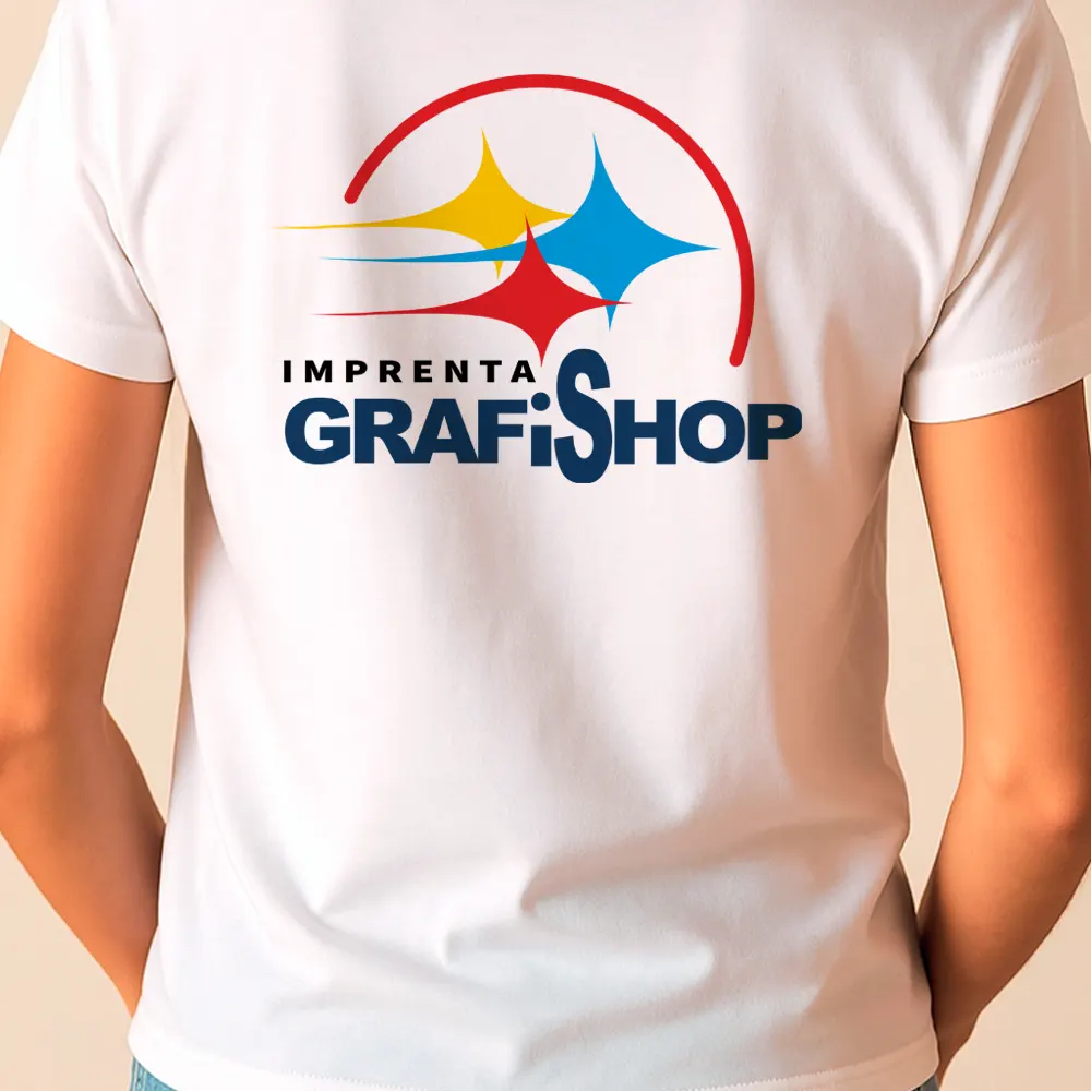 Camisetas personalizadas con impresión en la parte trasera