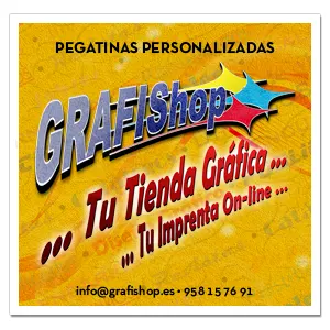 Pegatinas cuadradas personalizadas
