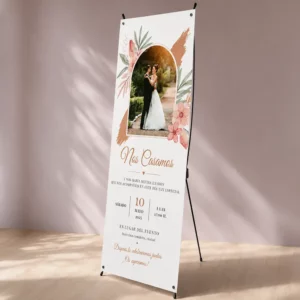 X Banner Personalizado 80 × 200 cm